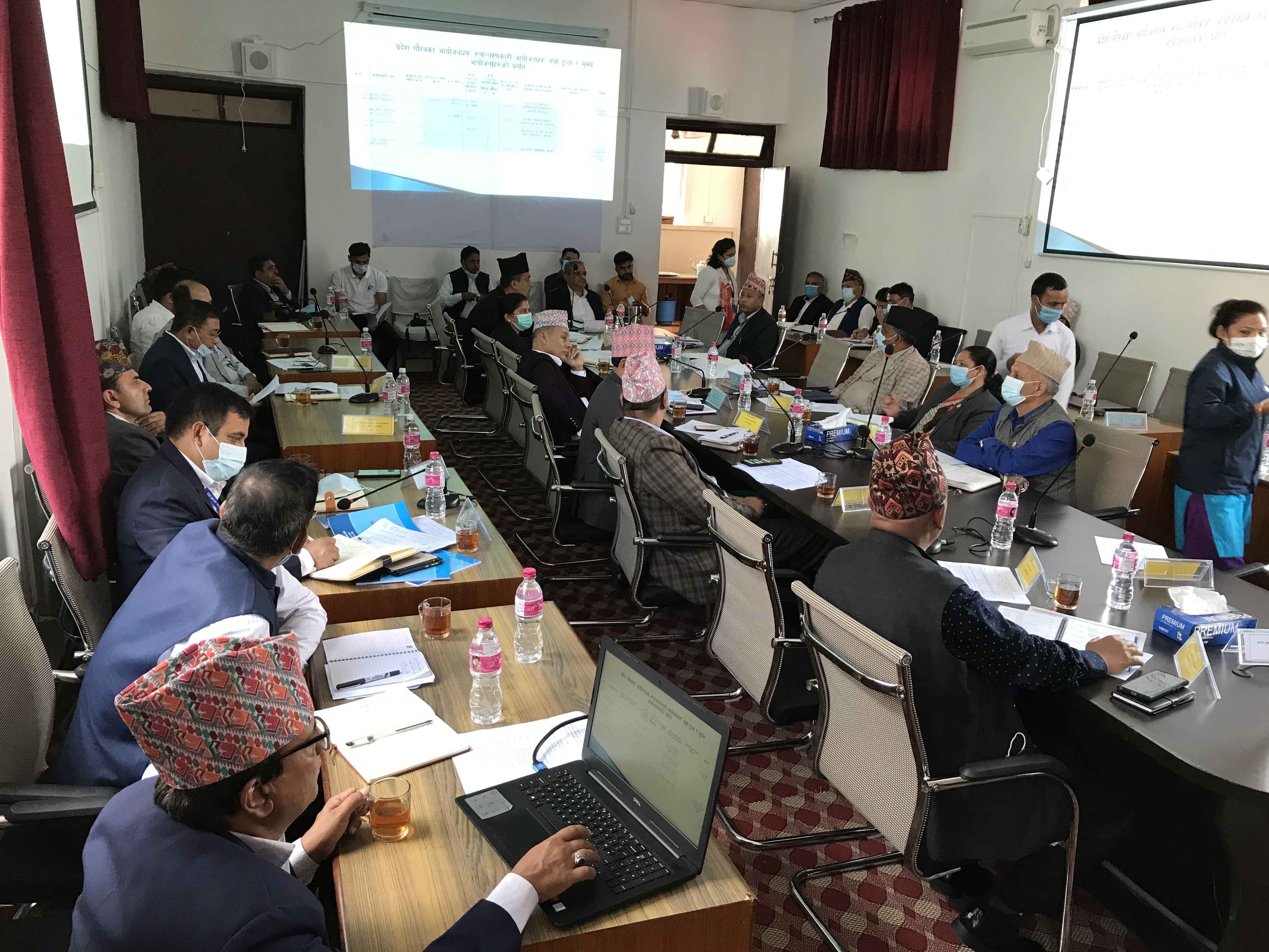 माननीय मुख्यमन्त्रीज्यूको अध्यक्षतामा आयोगको प्रगति समीक्षा बैठक सम्मपन्न मिति २०७८/०७/१० गते